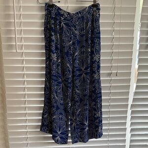 Ava Sky Blue and White Pants